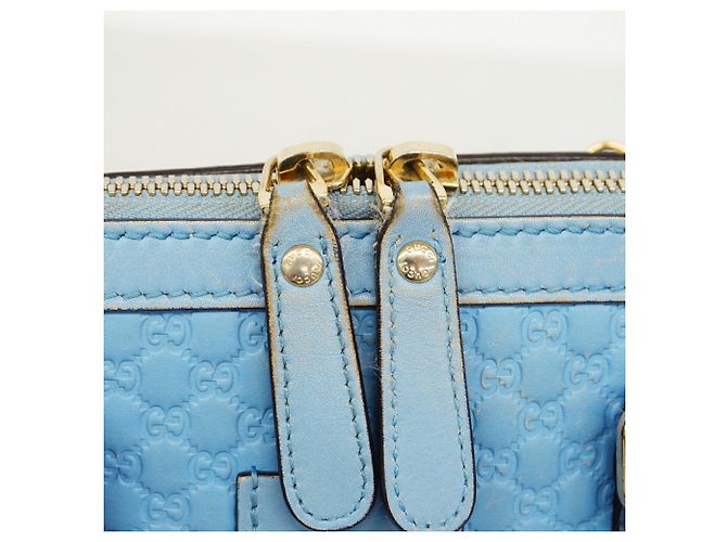 Borsa Gucci Microguccissima Blu - vista 11