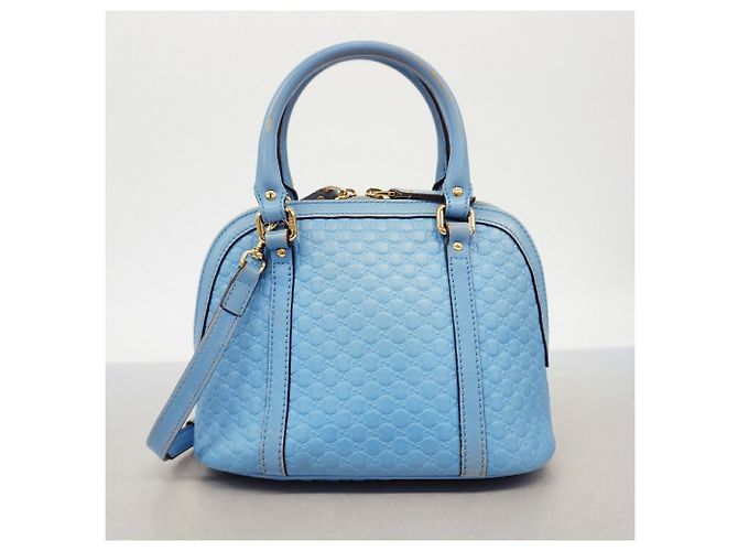 Borsa Gucci Microguccissima Blu - vista 13