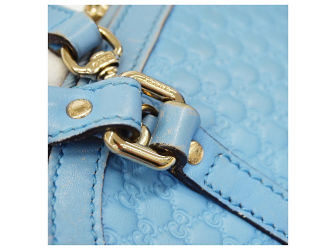 Borsa Gucci Microguccissima Blu - vista 8
