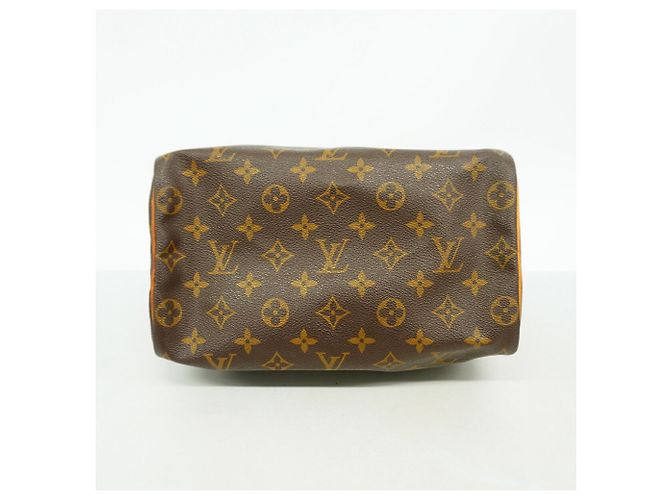 Borsa Louis Vuitton Monogram Speedy 25 Marrone - vista 3