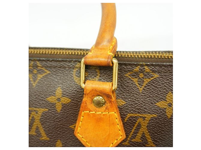Borsa Louis Vuitton Monogram Speedy 25 Marrone - vista 7