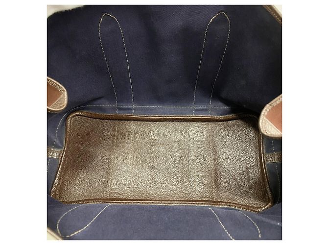 Hermès Hermes Garden PM Tote Bag in Brown Toile Officier Braun - Ansicht 4