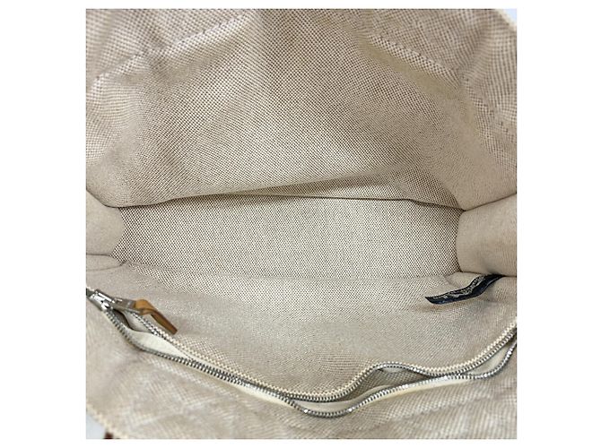 Hermès Hermes New Fourre-Tout PM Canvas Tote Bag Beige - vista 4