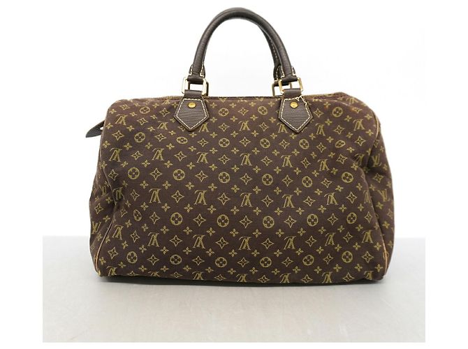 Bolso Louis Vuitton Monogram Mini Lin Speedy 30 Damier ebene - vista 10