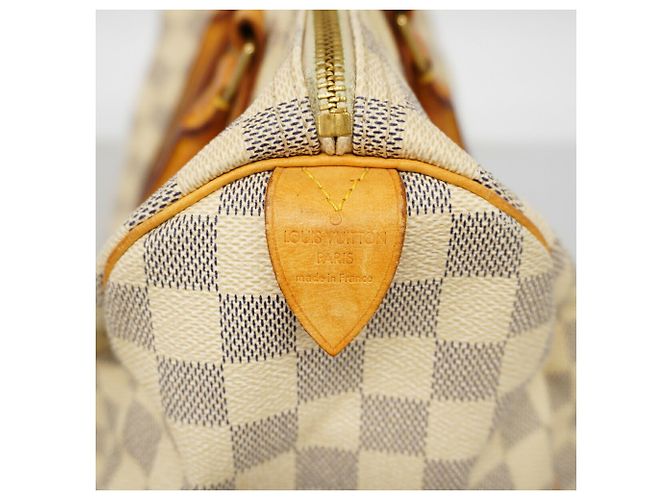 Bolso Louis Vuitton Damier Azur Speedy 30 Blanco - vista 5