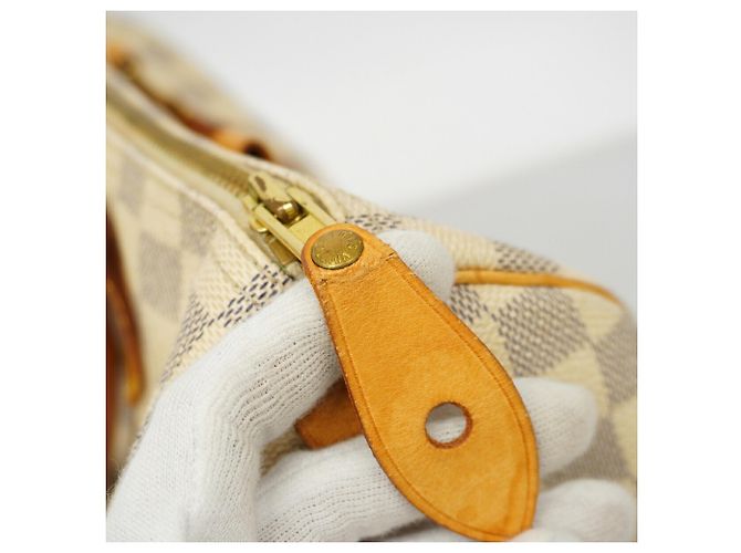 Bolso Louis Vuitton Damier Azur Speedy 30 Blanco - vista 6