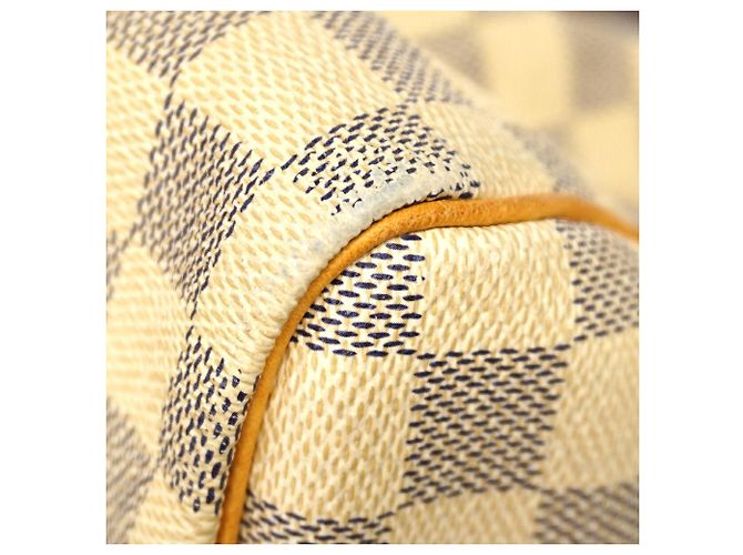 Bolso Louis Vuitton Damier Azur Speedy 30 Blanco - vista 7