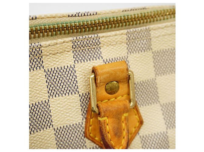 Bolso Louis Vuitton Damier Azur Speedy 30 Blanco - vista 9