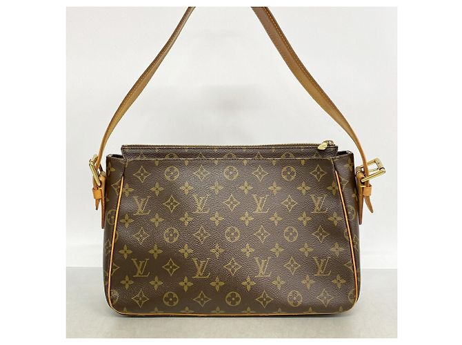 Bolsa de Ombro Louis Vuitton Monogram Vivacite GM Marrom - vista 11