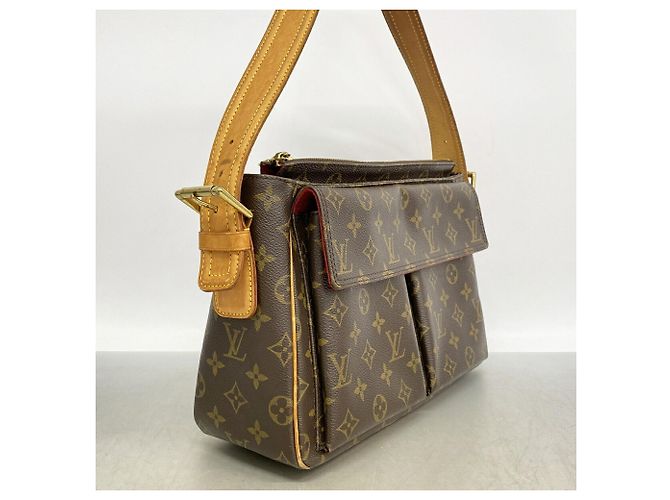 Bolsa de Ombro Louis Vuitton Monogram Vivacite GM Marrom - vista 2