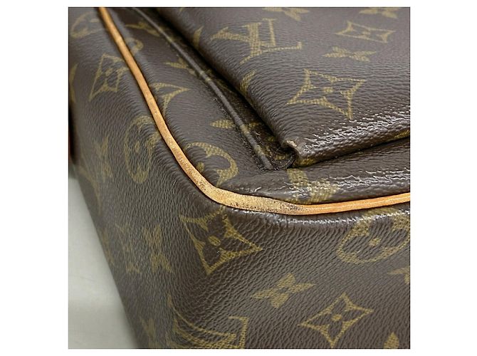 Bolsa de Ombro Louis Vuitton Monogram Vivacite GM Marrom - vista 6