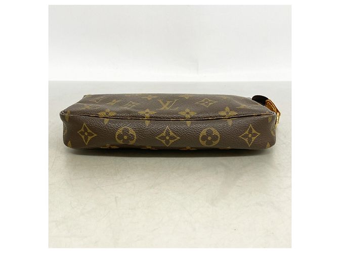 Bolsa Louis Vuitton Monogram Pochette Accessoires Marrom - vista 3