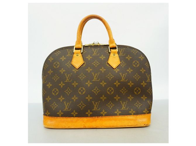 Louis Vuitton Alma Monogram Handtasche M51130 Braun - Ansicht 10