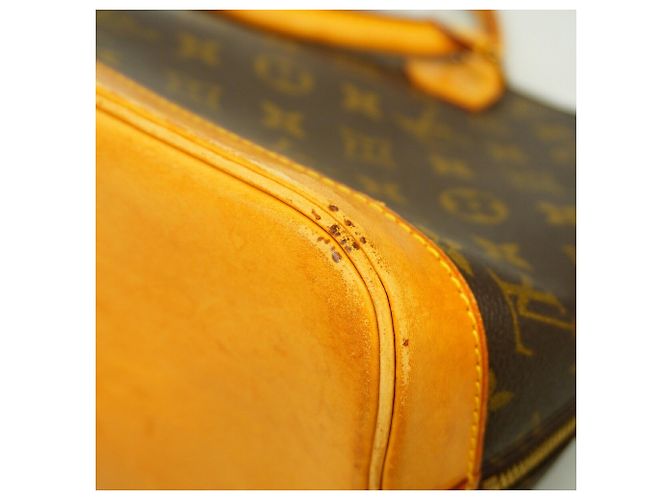 Louis Vuitton Alma Monogram Handtasche M51130 Braun - Ansicht 7