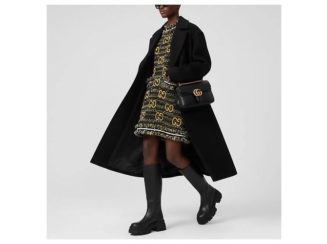 Gucci GG Monogram Tweed-Kleid mit Rüschen - Ansicht 3
