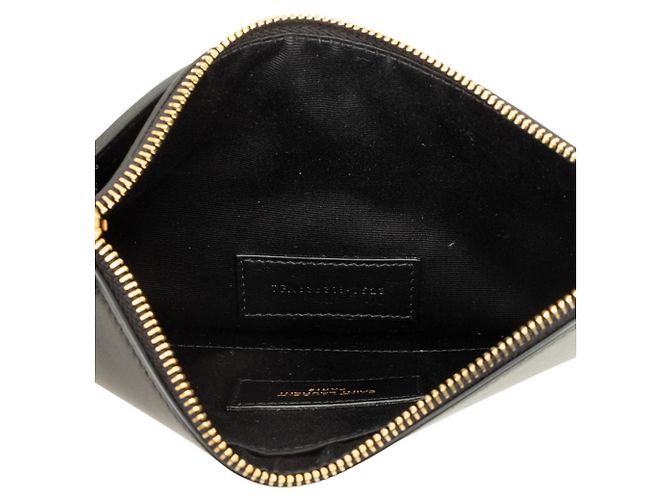Autre Marque Bolso de mano Saint Laurent YSL Logo Pouch Negro - vista 4