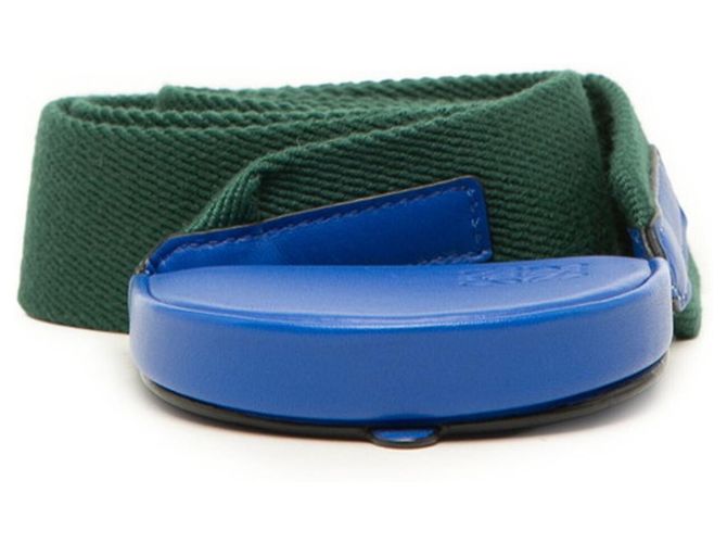 Borsa a tracolla Loewe Anagram Heel Pouch Blu Verde - vista 3