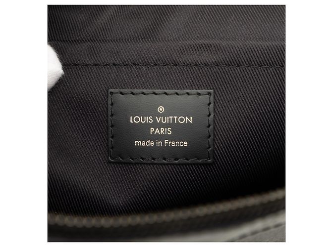 Louis Vuitton Monogram Eclipse Pochette Discovery Clutch Bag Noir - vue 5