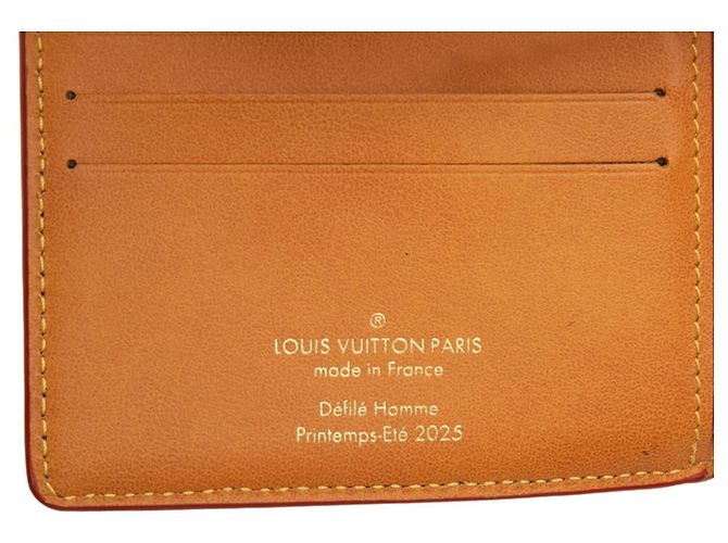 Louis Vuitton Damier Denim Bi-fold Geldbörse Blau Mehrfarben - Ansicht 5