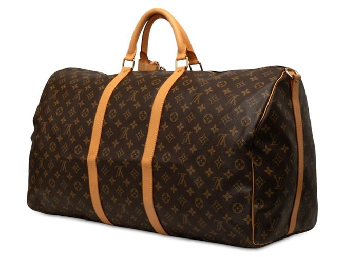 Louis Vuitton Monogram Keepall Bandoulière 60 Tasche Braun - Ansicht 2