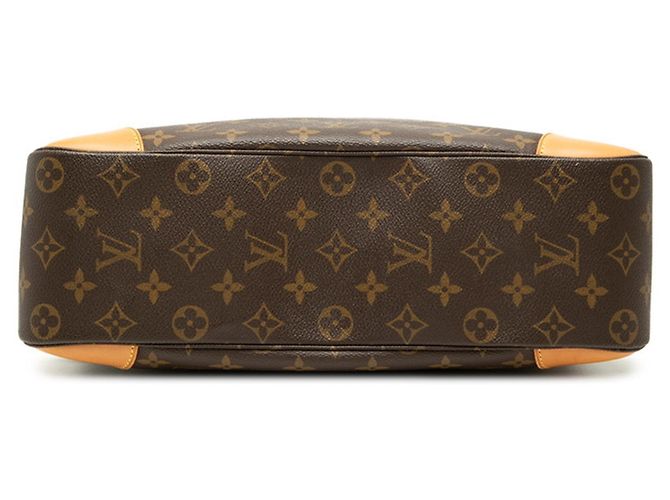 Borsa a tracolla Louis Vuitton Monogram Boulogne 35 Marrone - vista 3