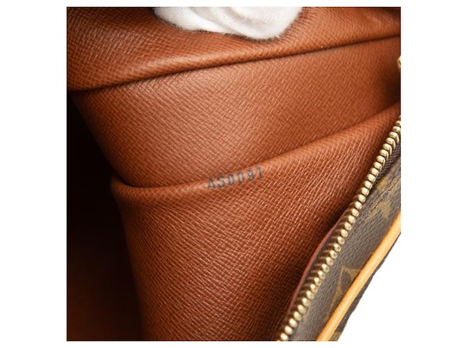 Borsa a tracolla Louis Vuitton Monogram Boulogne 35 Marrone - vista 6