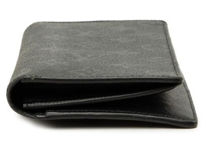 Louis Vuitton Monogram Eclipse Portefeuille Brazza Long Wallet Black - view 3