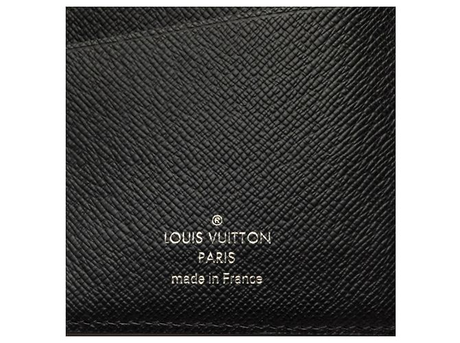 Louis Vuitton Monogram Eclipse Portefeuille Brazza Long Wallet Black - view 5