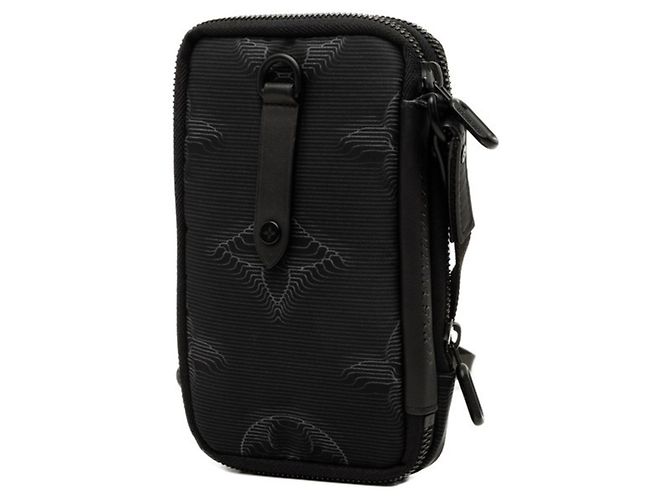 Borsa a tracolla Louis Vuitton 3D Monogram Double Phone Pouch Nero - vista 2