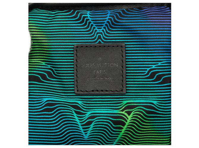 Borsa a tracolla Louis Vuitton 3D Monogram Double Phone Pouch Nero - vista 6