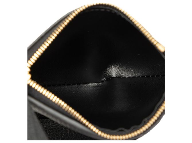Louis Vuitton Monogram Empreinte Portefeuille Victorine Tri-fold Wallet Nero - vista 5