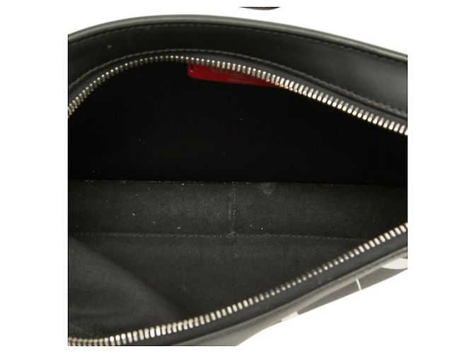Borsello da vita Valentino Rockstud VLTN Logo in pelle nera Nero - vista 4