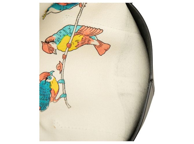 Borsa Loewe Anagram Balloon Nero Multicolore Crudo - vista 7