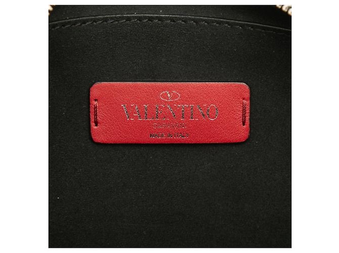 Bolsa de Ombro Valentino Rockstud VLTN Logo Preto - vista 5