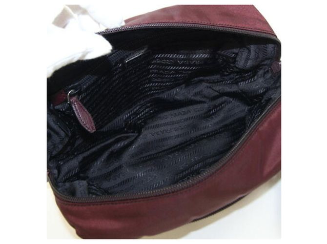 Pouch per borsa Prada in Bordeaux Brown Bordò - vista 3