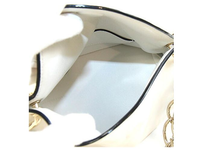 Borsa Chloé Juana in pelle eggshell Bianco sporco - vista 3