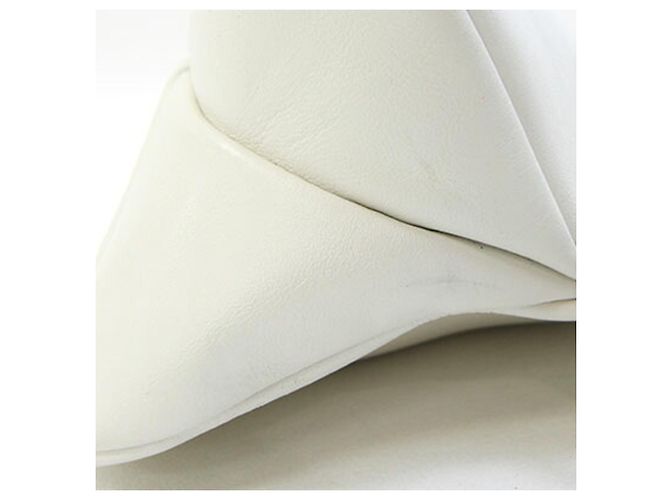 Borsa Chloé Juana in pelle eggshell Bianco sporco - vista 6