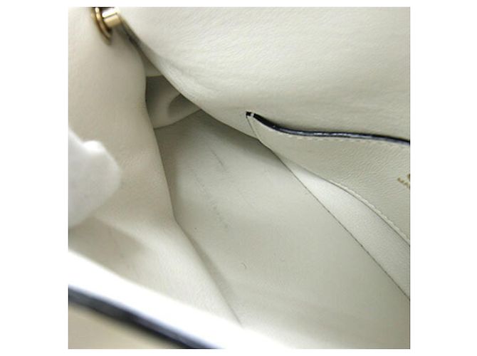 Borsa Chloé Juana in pelle eggshell Bianco sporco - vista 9