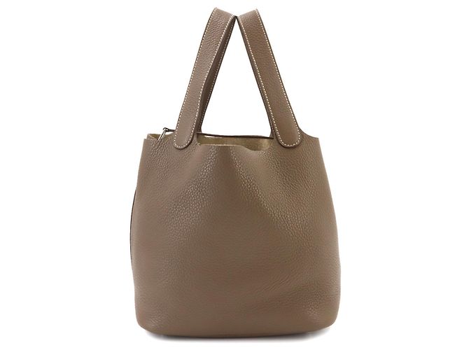 Hermès Hermes Picotin Lock MM Handtasche Taupe - Ansicht 3