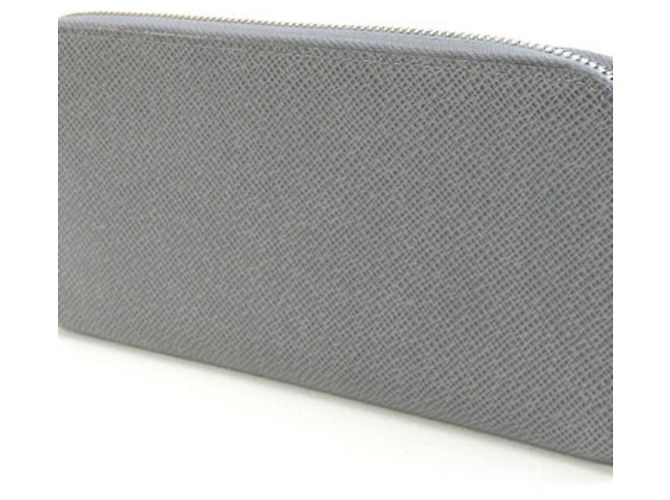 Portafoglio lungo Louis Vuitton Taiga in Glacier Grey Marrone - vista 2
