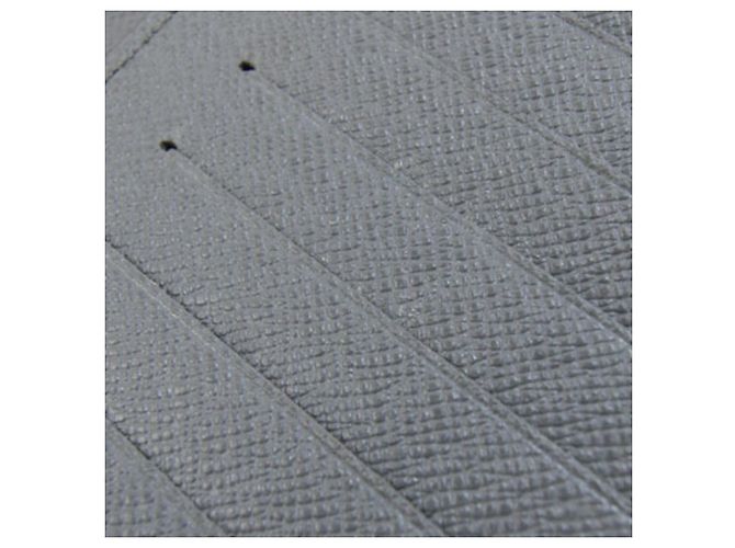 Portafoglio lungo Louis Vuitton Taiga in Glacier Grey Marrone - vista 9