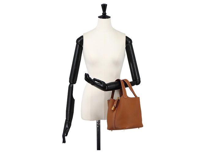 Hermès Borsa Hermes Picotin Lock PM D'oro - vista 10