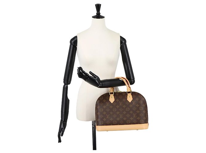 Bolso Louis Vuitton Alma PM Monogram Castaño - vista 10