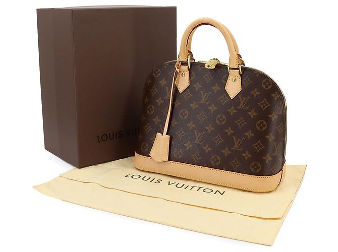 Bolso Louis Vuitton Alma PM Monogram Castaño - vista 2