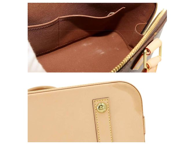 Bolso Louis Vuitton Alma PM Monogram Castaño - vista 8