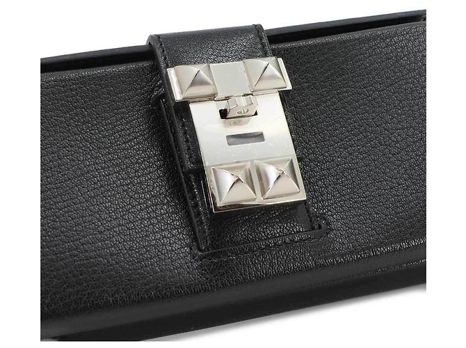 Hermès Borsa a pochette Hermes Neo Medor Nero - vista 8