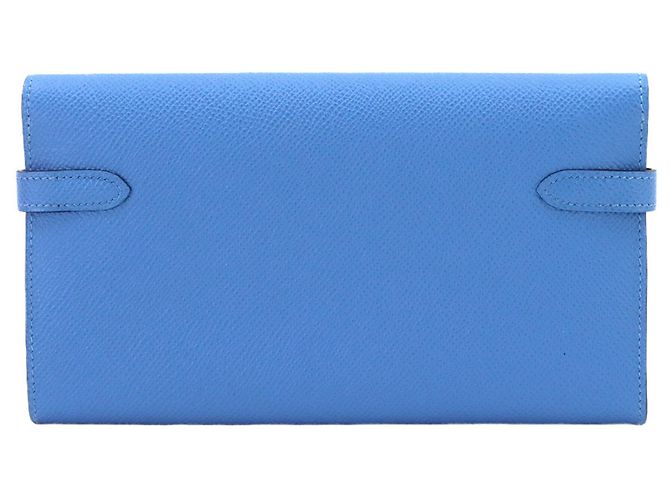 Hermès Hermes Kelly Long Geldbörse in Blue Paradise Blau - Ansicht 3