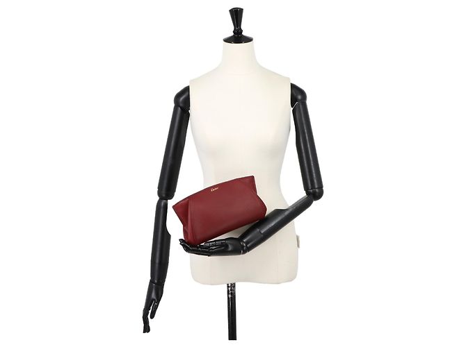 Borsa a mano Cartier C de Clutch Bordò - vista 9