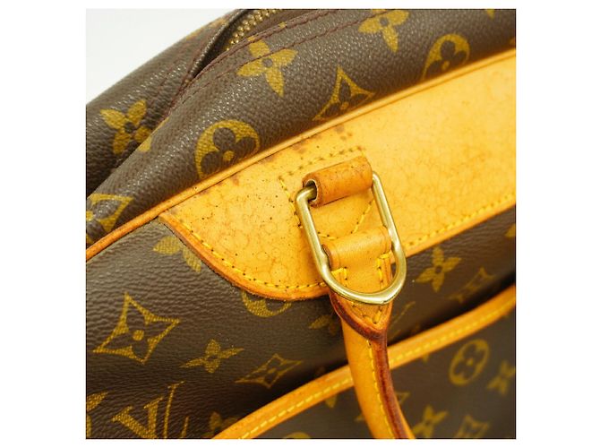 Borsa Louis Vuitton Monogram Deauville Marrone - vista 10