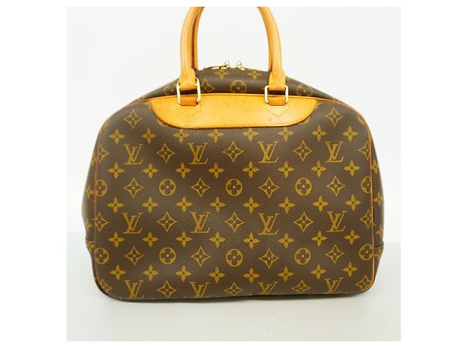 Borsa Louis Vuitton Monogram Deauville Marrone - vista 11